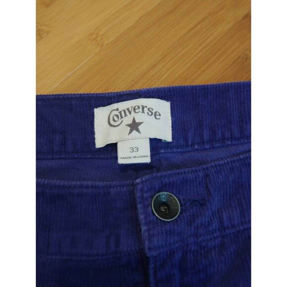 Converse Shorts Cutoff Corduroy Purple Sz. 33 - Picture 2 of 4